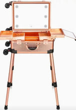 Load image into Gallery viewer, Aluminum "Vanity Case " Rose Gold with Bluetooth Speakers