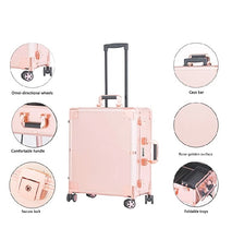 Load image into Gallery viewer, Aluminum "Vanity Case " Rose Gold with Bluetooth Speakers