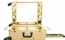 Load image into Gallery viewer, Aluminum "Gold" Vanity Case with Bluetooth Speakers