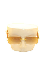Load image into Gallery viewer, "Corleone'" Brown tented lens with brown wood arms
