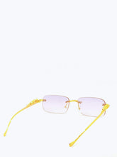 Load image into Gallery viewer, "Spiffy" Light Blue tented lens, Gold arms
