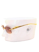 Load image into Gallery viewer, "Spiffy" Brown tented lens, Gold
