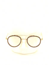 Load image into Gallery viewer, "Carmelo" Clear lens, gold arms
