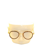 Load image into Gallery viewer, "Carmelo" Clear lens with   brown, Gold arms
