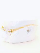 Load image into Gallery viewer, "DonJuan'" Clear lens, Gold with sand marble arms
