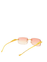 Load image into Gallery viewer, "Spiffy" Cranberry tented lens, Gold arms

