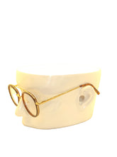 Load image into Gallery viewer, "Carmelo" Clear lens with   brown, Gold arms
