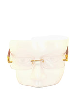 Load image into Gallery viewer, "DonJuan' " Clear lens, Gold with Brown wood arms
