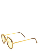 Load image into Gallery viewer, "Carmelo" Clear lens, gold arms
