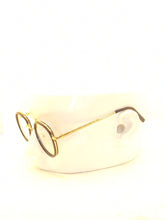 Load image into Gallery viewer, "Carmelo" Clear lens, gold arms
