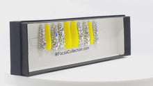 Load and play video in Gallery viewer, &quot;Bling Yellow &quot; Press on Nails
