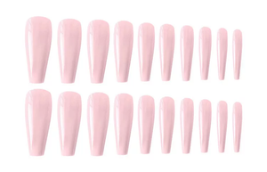 EUROPEAN Style Nails "Natural Beauty" Long"