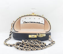 Load image into Gallery viewer, &quot;BLACK GOLD STUDDED &quot; Focsii &quot;Glam Clutch&quot; purse Clutch
