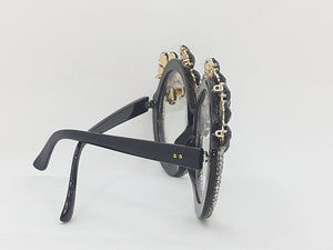 "Elegance Floral" Clear lens Sunglasses