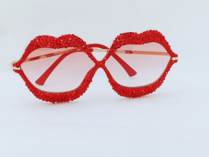"Strawberry" Crystals Sunglasses