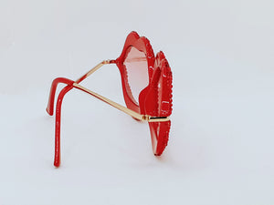 "Strawberry" Crystals Sunglasses