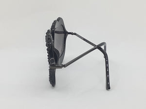 "Black Berry " Crystals Sunglasses