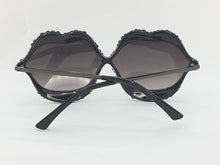 Load image into Gallery viewer, &quot;Black Berry &quot; Crystals Sunglasses
