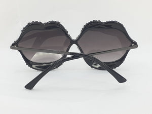"Black Berry " Crystals Sunglasses