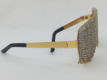 Load image into Gallery viewer, &quot;Golden Glamzilla &quot; &quot;Ice Me Out&quot; Sunglasses
