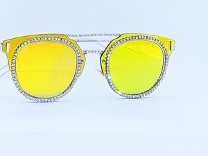 "Lemon Lime Bling" Sunglasses