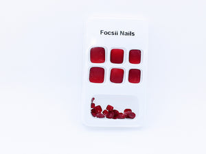 "Black Cherries" Press on Toe Nails