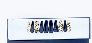 "Black Leopard" Nails