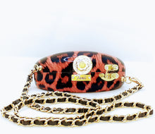 Load image into Gallery viewer, Focsii Glam Clutch &quot;Orange Leopard &quot;
