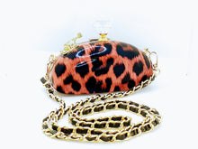 Load image into Gallery viewer, Focsii Glam Clutch &quot;Orange Leopard &quot;
