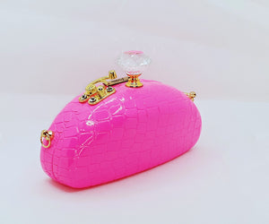 Focsii Glam Clutch "Hot Pink"