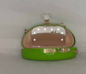 Focsii Glam Clutch purse "Neon Green "