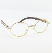 Load image into Gallery viewer, &quot;Too Smooth&quot; (Clear/Gold/Brown wood) (for Men &amp;women)
