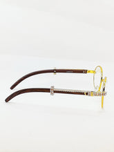 Load image into Gallery viewer, &quot;Too Smooth&quot; (Clear/Gold/Brown wood) (for Men &amp;women)
