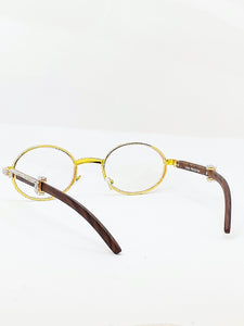 "Cash Out" (Clear/Gold/Brown wood) "Extreme Bust Down" (for Men &women)