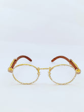 Load image into Gallery viewer, &quot;Old School&quot; 90&#39;s &quot;Bridge Nose&quot; (Bust Down)(Gold/Brown)
