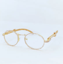 Load image into Gallery viewer, &quot;Old School&quot; 90&#39;s (Bridge Nose) glasses Sand Brown/Gold (for Men &amp;women)
