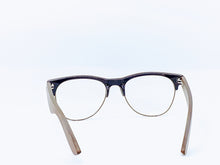 Load image into Gallery viewer, &quot;Woody Horns&quot; glasses (Black/Dark Brown wood)(for Men &amp;women)
