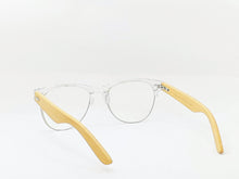 Load image into Gallery viewer, Woody Horns glasses (Clear/Sand Brown)(for Men &amp;women)
