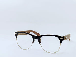 Woody Horns glasses (Black/Brown wood)(for Men &women)