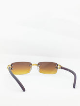 Load image into Gallery viewer, &quot;Double Up&quot; (Brown tented/Gold/Dark Brown)(for Men &amp;women)
