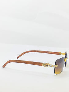 "Big Steppa" (Light Brown tent/Gold /Light Brown wood)(Men &women)