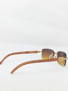 "Big Steppa" (Light Brown tent/Gold /Light Brown wood)(Men &women)