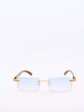 Load image into Gallery viewer, &quot;Saucey&quot; Blue lens Gold/Black arms (Men &amp;women)
