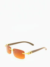 Load image into Gallery viewer, &quot;Saucey&quot; Brown lens Gold/ Black arms (Men&amp; women)
