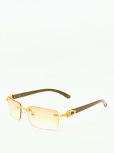 Load image into Gallery viewer, &quot;Saucey&quot; Peach/Tan lens Gold/ Black arms (Men &amp;women)
