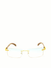 Load image into Gallery viewer, &quot;Saucey&quot; Light Teal Green lens Gold/Black arms (Men &amp;woman)
