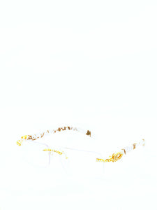 "Levels" Clear lens Gold/Black Mable arms (Men &women)