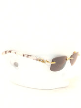 Load image into Gallery viewer, &quot;Levels&quot; Smoke Black Lens Gold/Black Marble arms (Men &amp;women)
