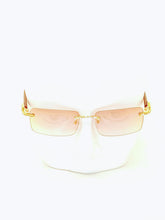 Load image into Gallery viewer, &quot;Saucey&quot; Peach/Tan Gold/Brown wood (Men &amp;women)
