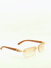 Load image into Gallery viewer, &quot;Saucey&quot; Peach/Tan Gold/Brown wood (Men &amp;women)
